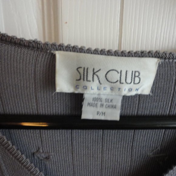 SILK CLUB COLLECTION 2 PIECE SILK SWEATER AND TOP P/M - Picture 5 of 5